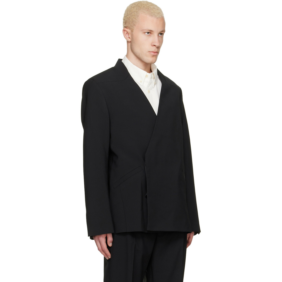 Entire Studios Black Common Tailored Blazer