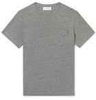 Officine Generale - Mélange Cotton-Jersey T-Shirt - Men - Gray