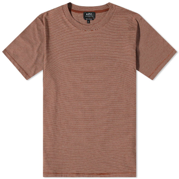 Photo: A.P.C. Aymeric Fine Stripe Tee