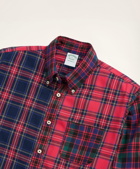 Brooks Brothers Men's Milano Slim-Fit Flannel Tartan Fun Shirt