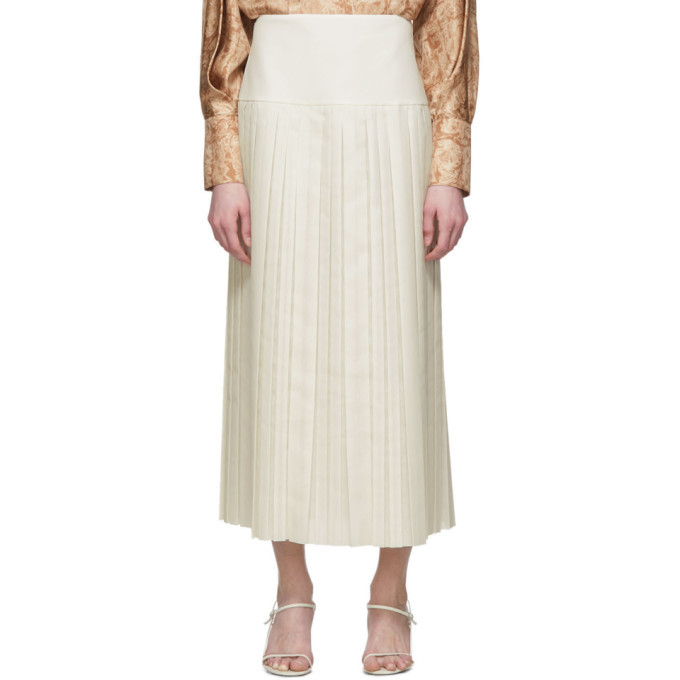 The Row White Magdita Skirt The Row