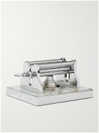 Lorenzi Milano - Chrome-Plated Mother-of-Pearl Toothpaste Squeezer