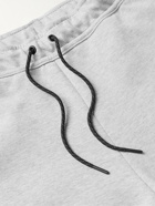 Nike - Sportswear Tapered Logo-Print Cotton-Blend Tech-Fleece Sweatpants - Gray