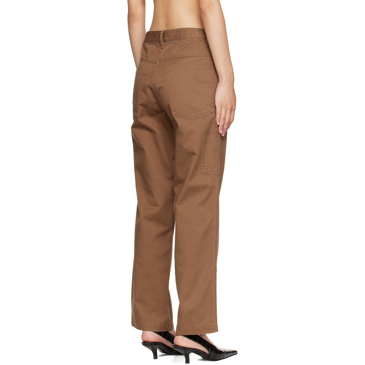 Nothing Written Brown Tabby Wide Chino Pants