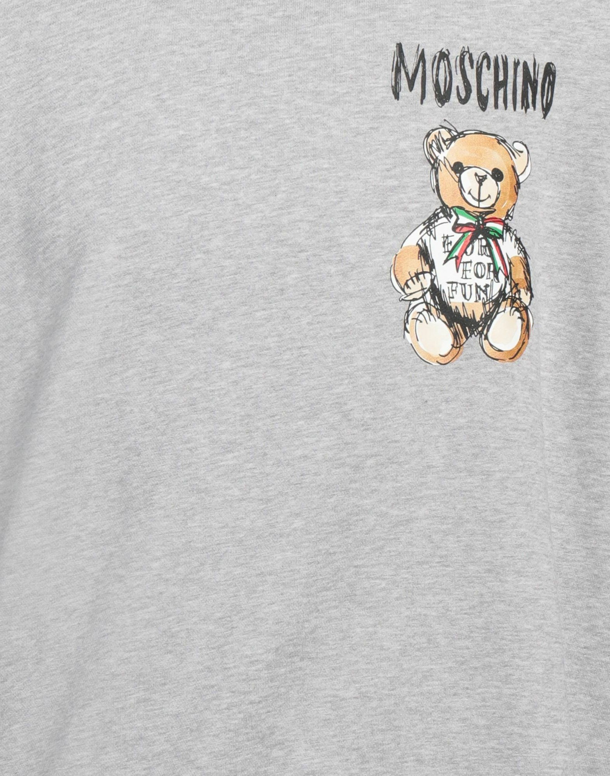 Moschino Mens Sweatshirt Light in Grey