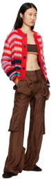 Edward Cuming Brown Cropped Tank Top