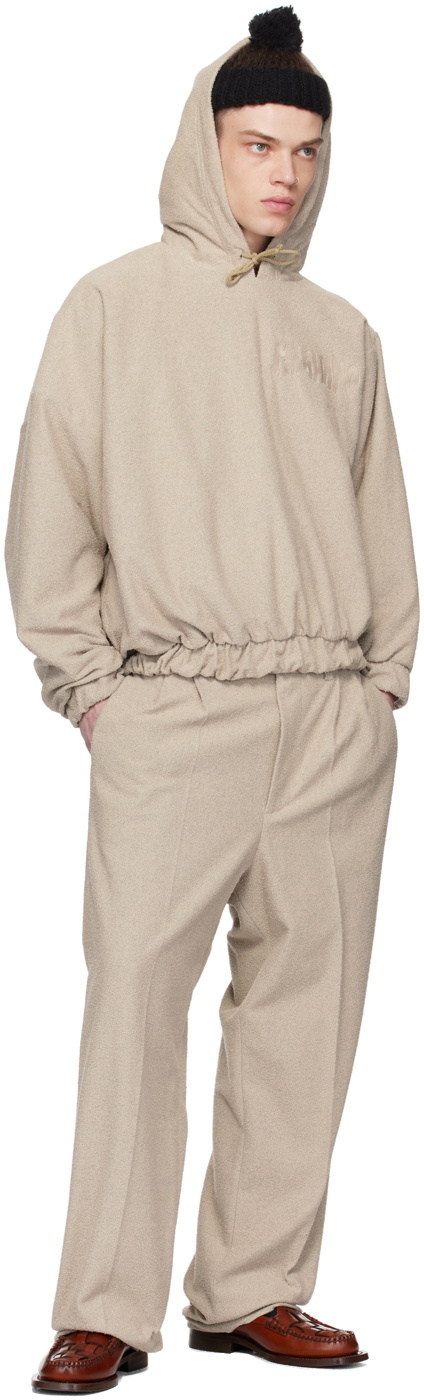 Magliano Beige Twisted Hoodie