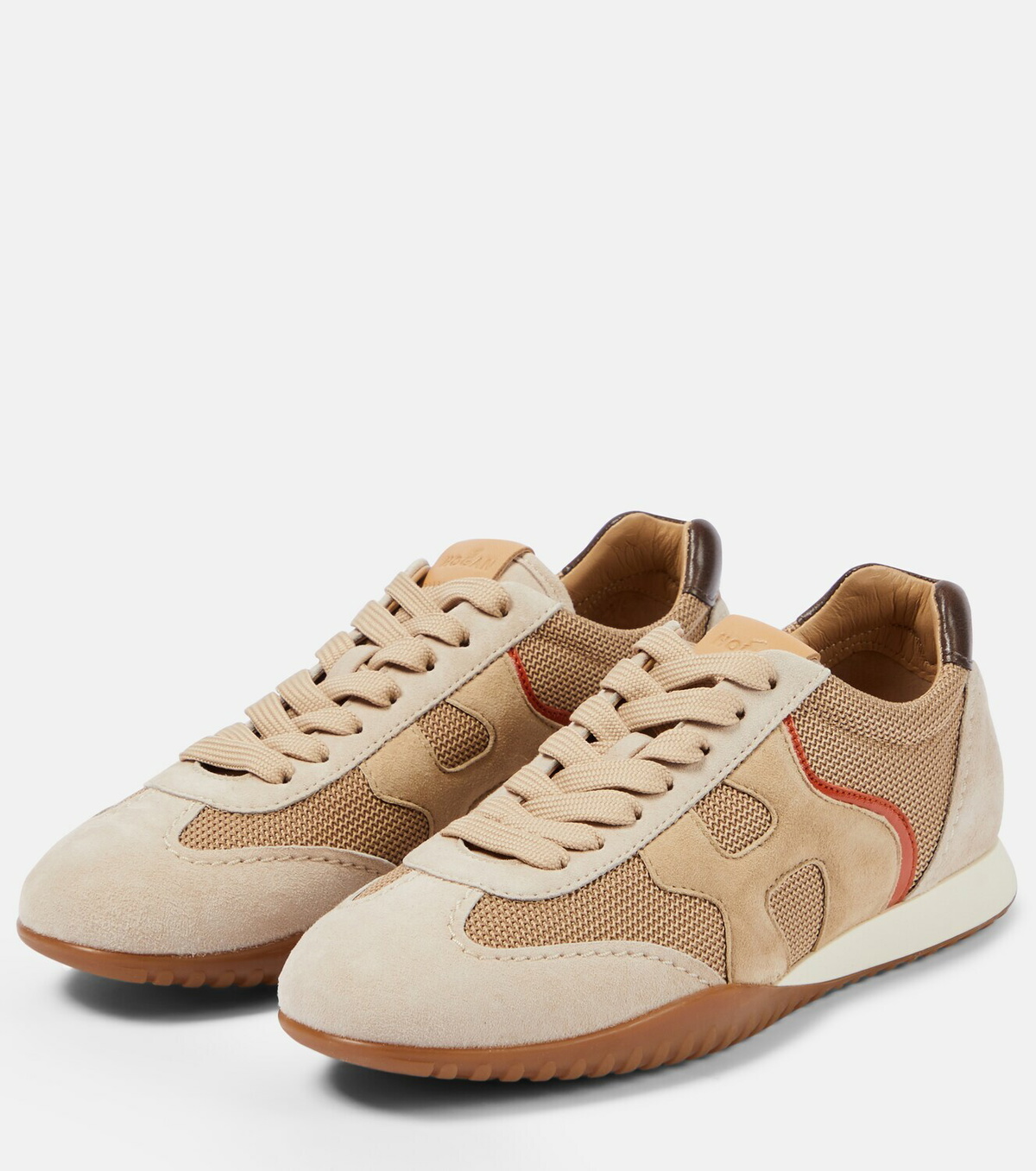 スニーカー HOGAN SNEAKER HOGAN OLYMPIA IN SUEDE Hogan Olympia-Z suede-trimmed sneakers Hogan