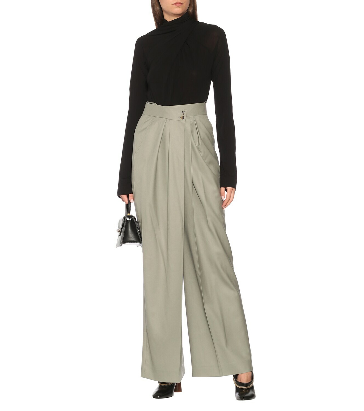 Petar Petrov Tiwa draped bodysuit
