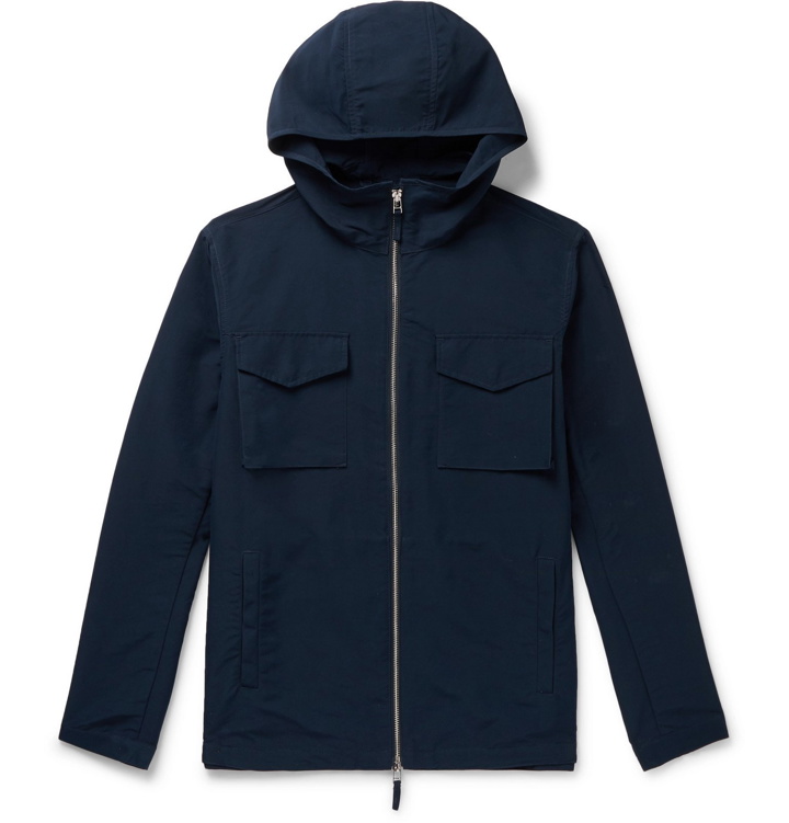 Photo: NN07 - Matte-Shell Field Jacket - Blue