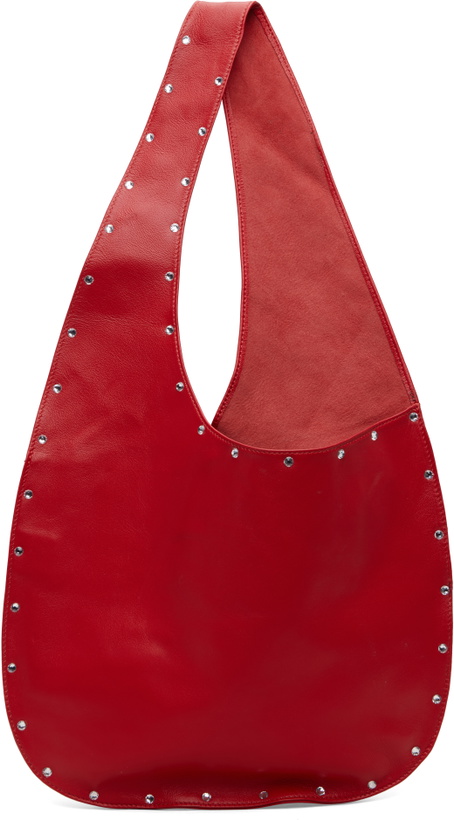 Photo: Maryam Nassir Zadeh Red Lara Tote Stones Tote