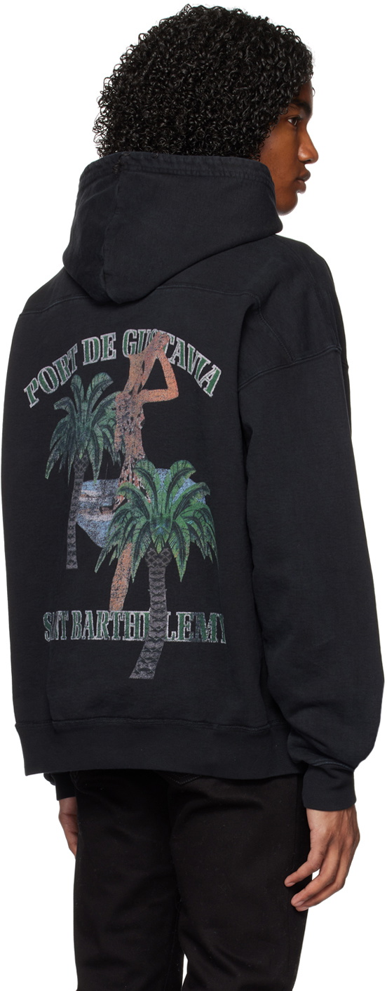 トップス Rhude Port De Gustavia Hoodie Rhude Port De Gustavia Hoodie Vintage Black/Multicolor Men's