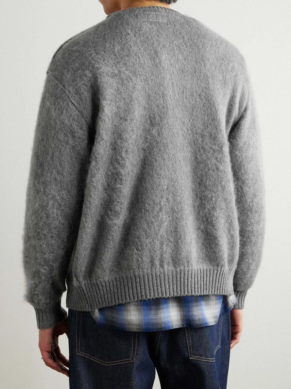 Wacko Maria - Knitted Cardigan - Gray