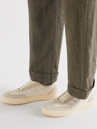 Officine Creative - Kombined Suede-Trimmed Leather Sneakers - White