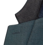 Paul Smith - Teal Soho Slim-Fit Sharkskin Wool Suit Jacket - Green