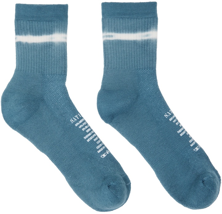 Photo: Satisfy SSENSE Exclusive Blue Socks