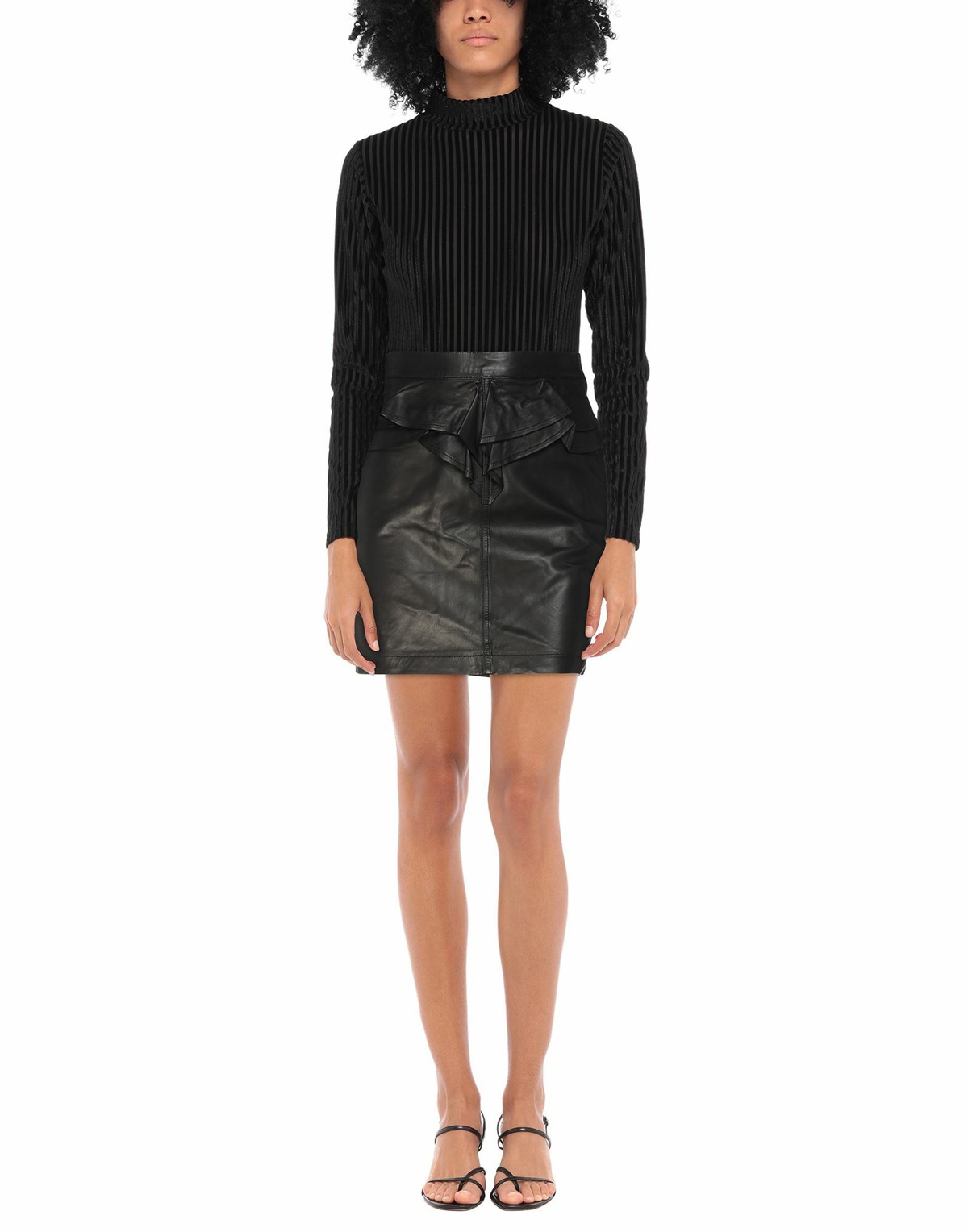 Iro Womens Mini skirt in Black