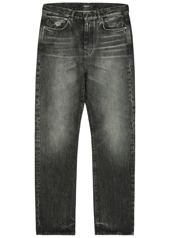 Photo: Versace Straight-leg Jeans Grey