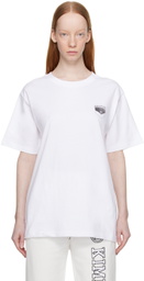 KIMHĒKIM White Pocket Stamped T-Shirt