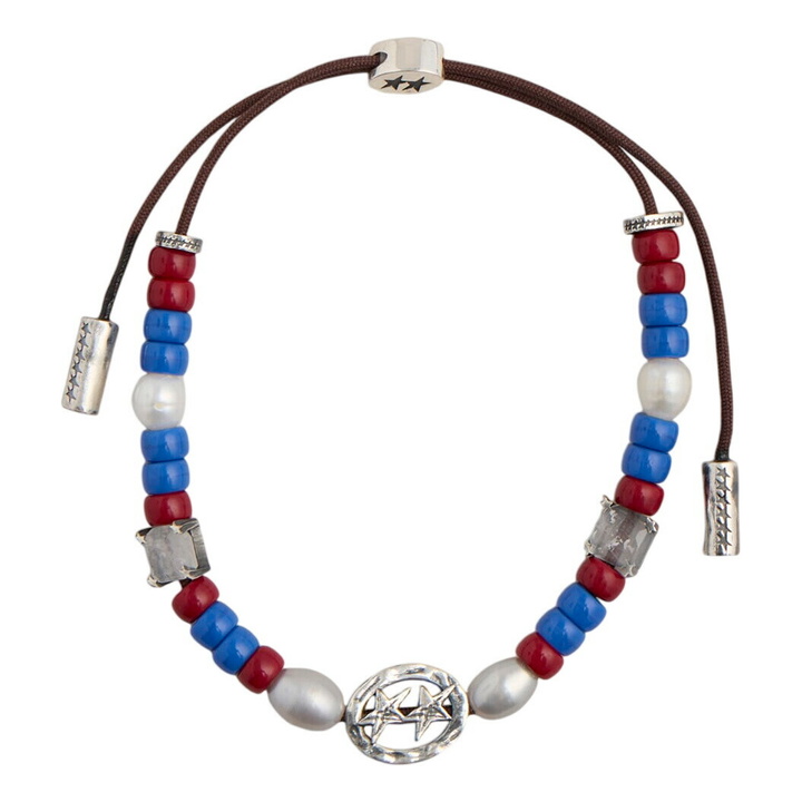 Photo: TwoJeys Mediterranean Beaded Superstar Bracelet in Multi