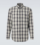 Balenciaga Checked cotton flannel shirt