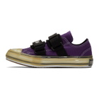 Palm Angels Purple Velcro Vulcanized Sneakers