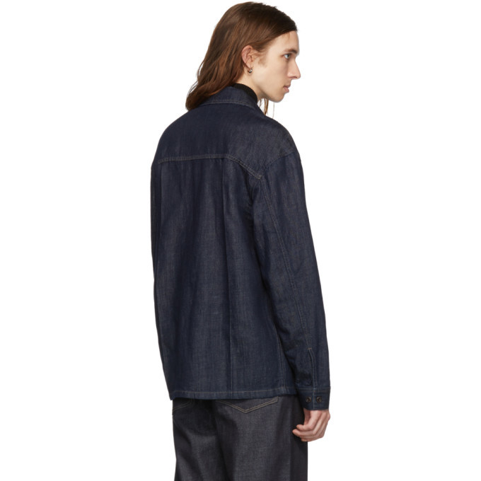 Lemaire Indigo Denim Overshirt Jacket Lemaire