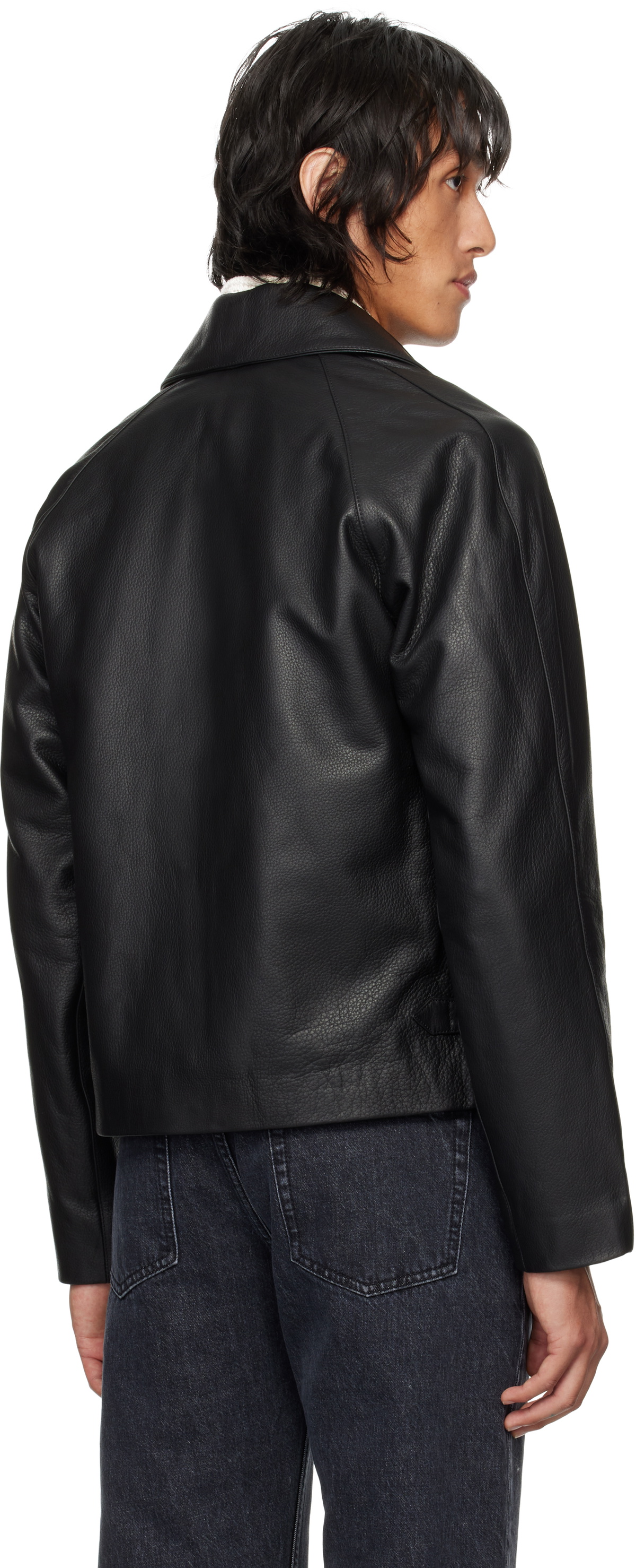 Sunflower Black Triumph Leather Jacket