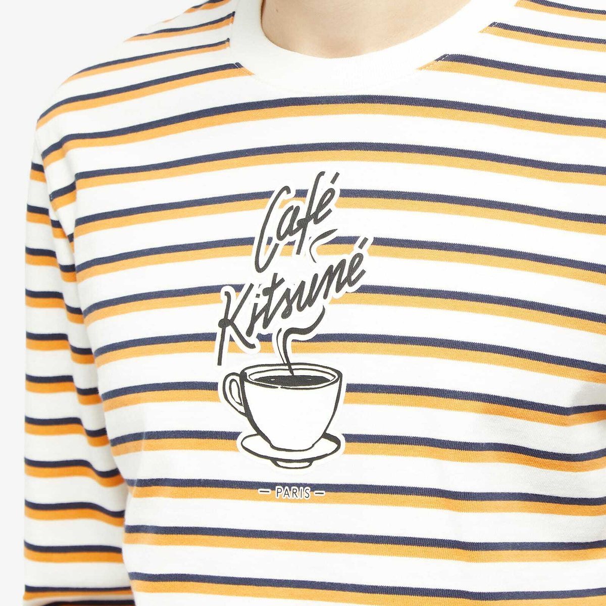 Café Kitsuné STRIPED BEACH CUSHION Amazon.com: Set of 2 Farmhouse Decor Stripe Patchwork Linen