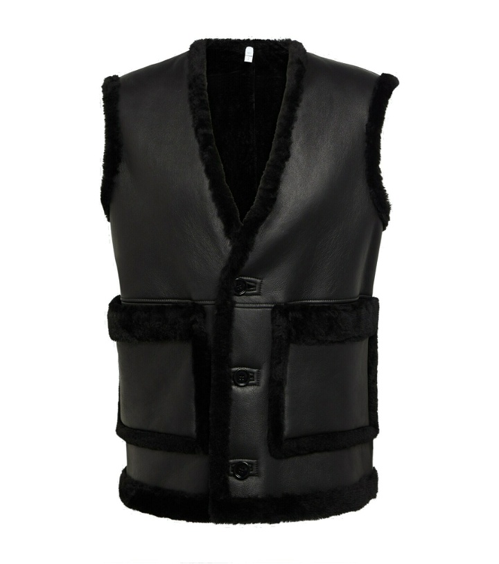 Photo: Burberry - Shearling pocket vest