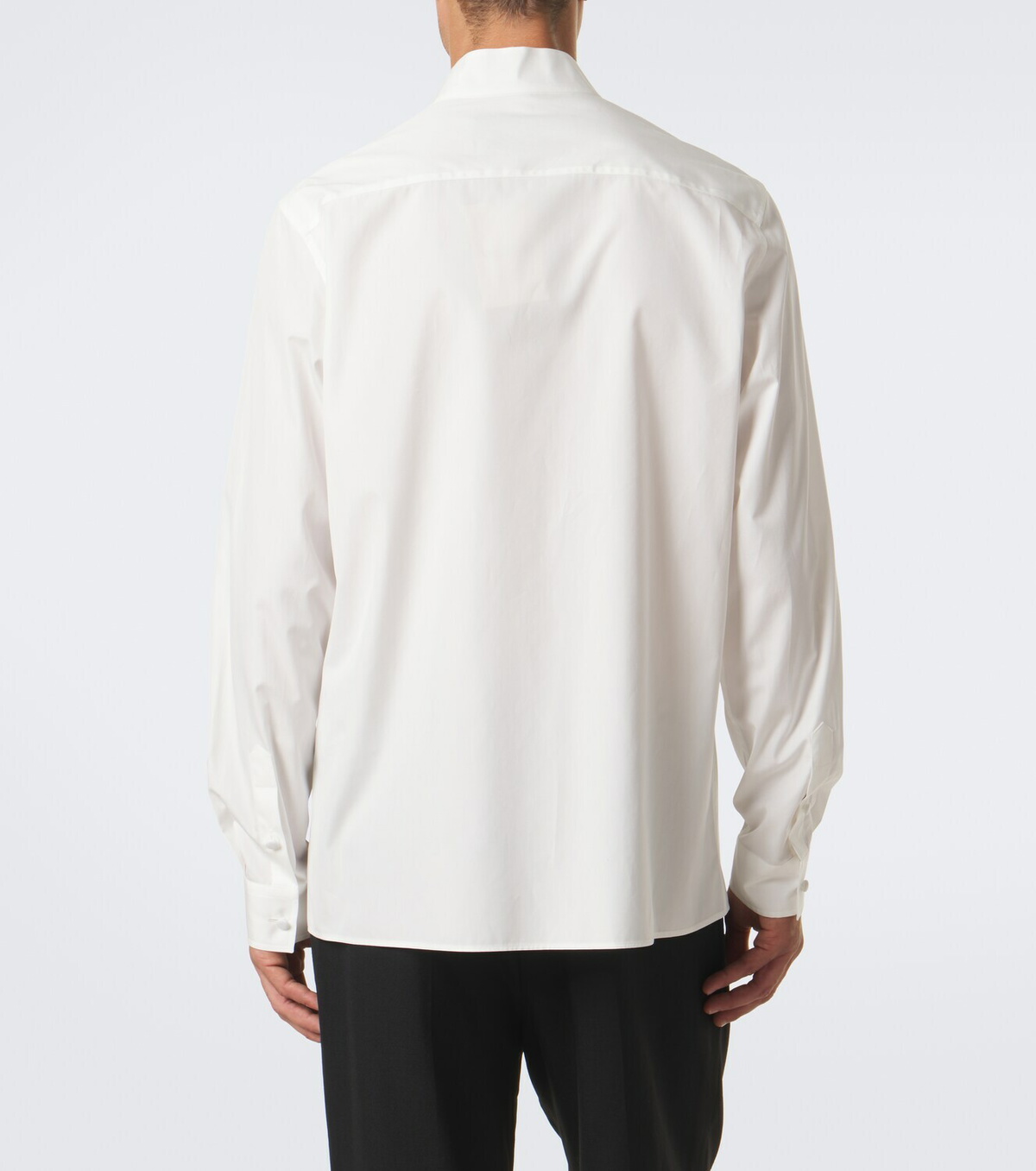 Valentino Embellished cotton poplin shirt