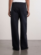 Amomento - Cotton Wide-Leg Jeans - Black