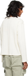 Tondolo Off-White Cotton Jersey Oversized T-shirt