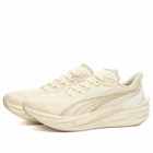Puma Men's Running Deviate NITRO 4 Sneaker in Alpine Snow/Warm White