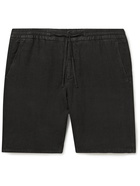 NN07 - Seb Linen Drawstring Shorts - Black