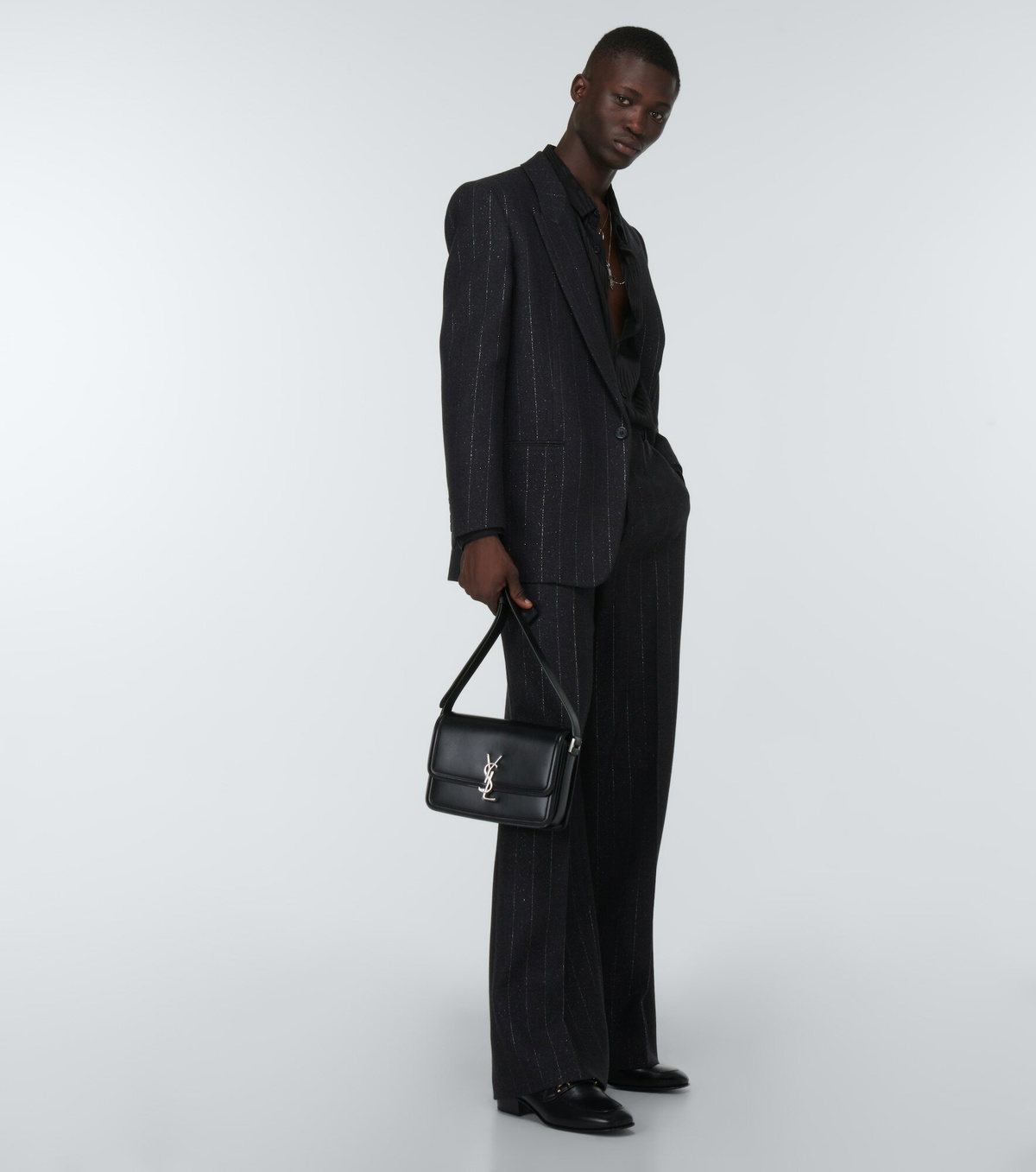 Saint Laurent - Pinstripe wool suit jacket Saint Laurent