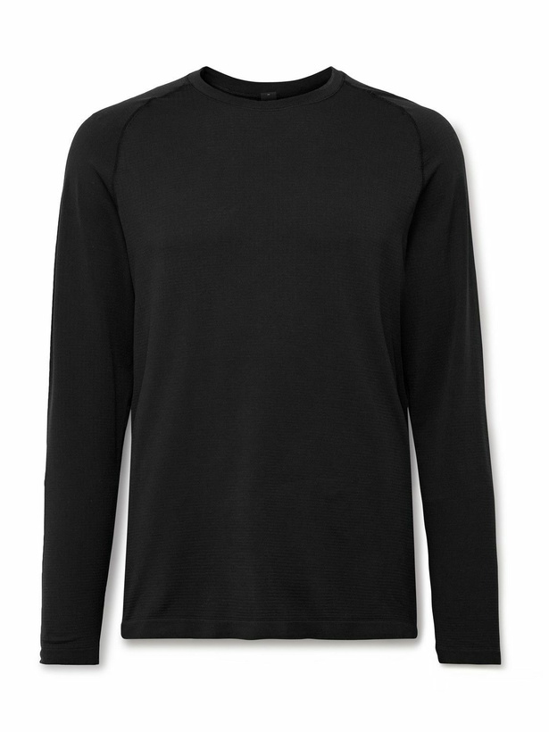 Photo: Lululemon - Metal Vent Tech 2.5 Stretch-Mesh T-Shirt - Black