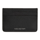 Neil Barrett Black Grid Card Holder