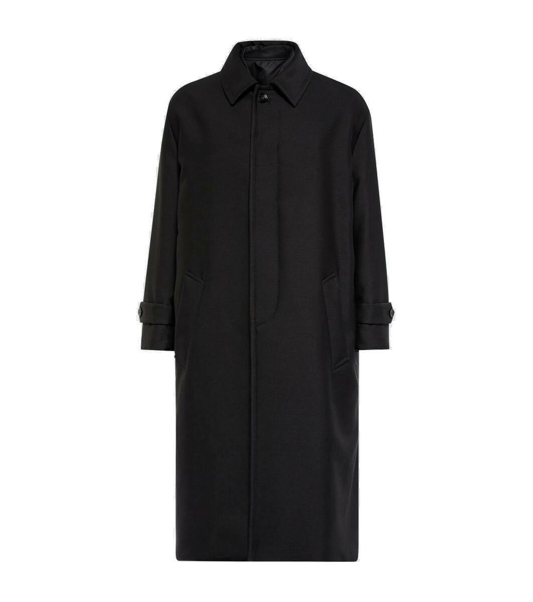 Photo: Valentino Cotton, wool and silk car coat