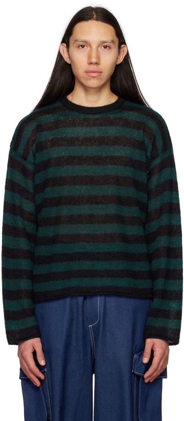Photo: SUNNEI Black & Green Striped Sweater