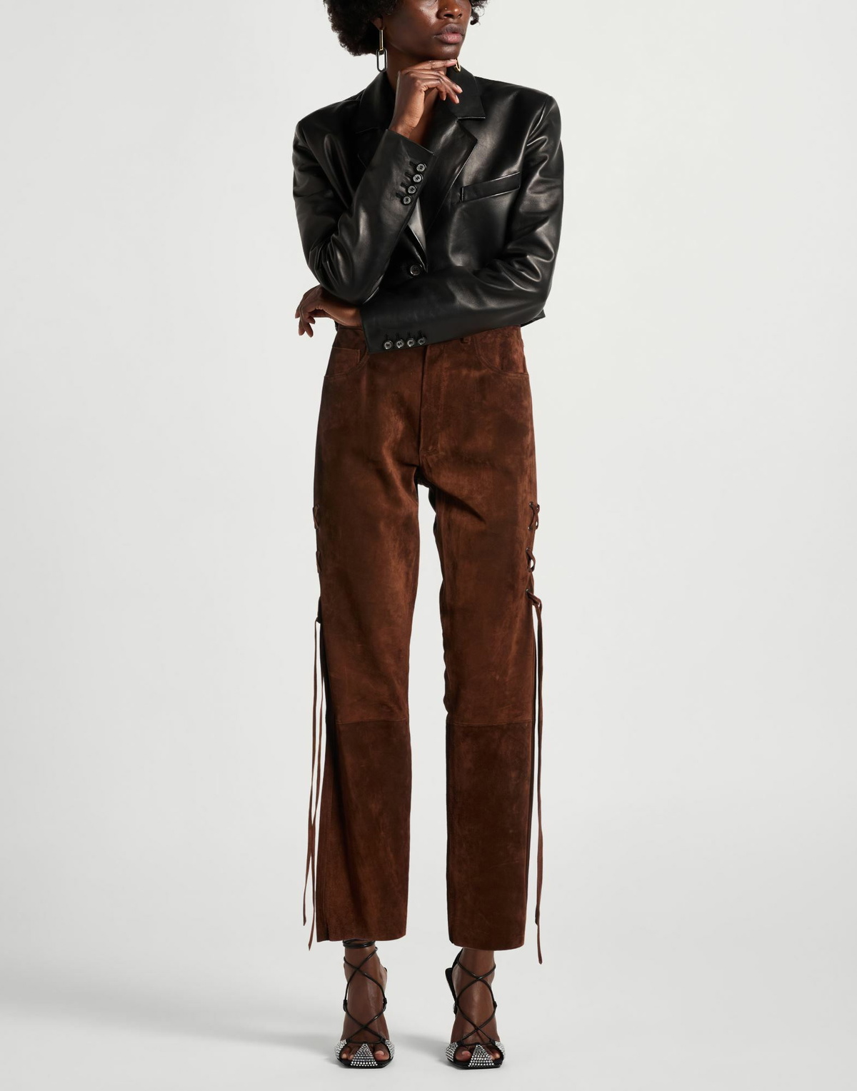 Giorgio Brato Womens Pants in Brown