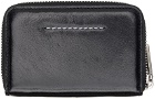 MM6 Maison Margiela Black 6 Zip Wallet