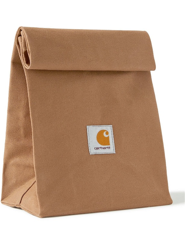 Photo: Carhartt WIP - Logo-Appliquéd Organic Cotton-Canvas Lunch Bag