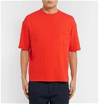 Camoshita - Cotton-Jersey T-Shirt - Tomato red