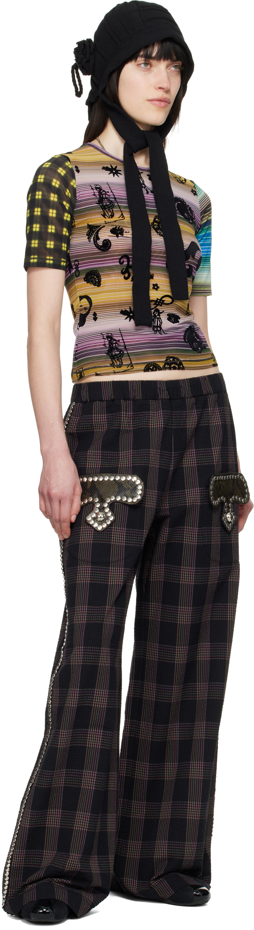 Chopova Lowena Navy Annex Pyjama Trousers