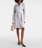 JW Anderson Striped cotton shirt dress