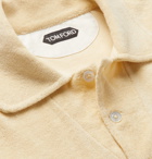 TOM FORD - Cotton-Terry Polo Shirt - Yellow