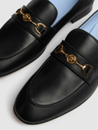 VERSACE Leather Logo Loafers