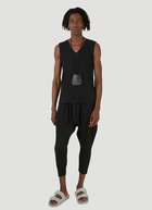 Basics V-Neck Vest Top in Black