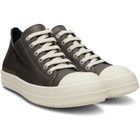 Rick Owens Brown Tower Low Sneaks Sneakers